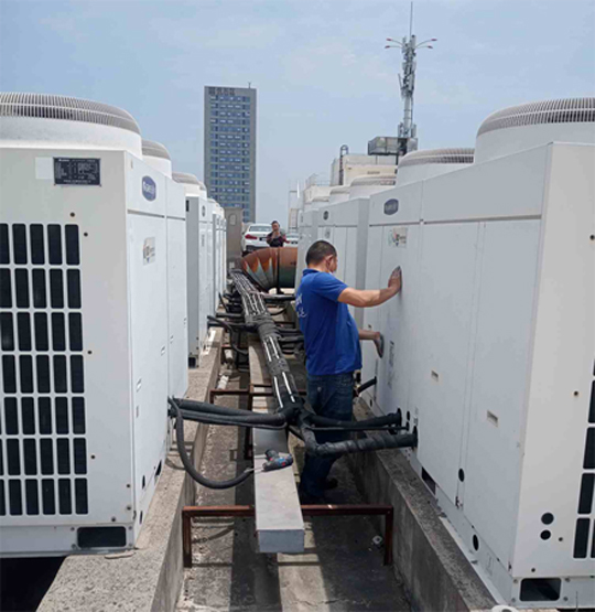 辛集中央空调制热和不制冷系统维修方法